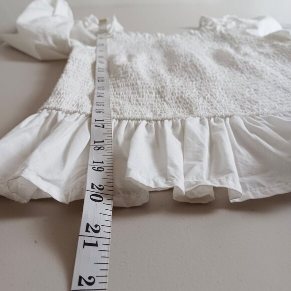 The Drop Marisol On/Off-Shoulder Cotton Smock Blouse - Picture 15 of 16